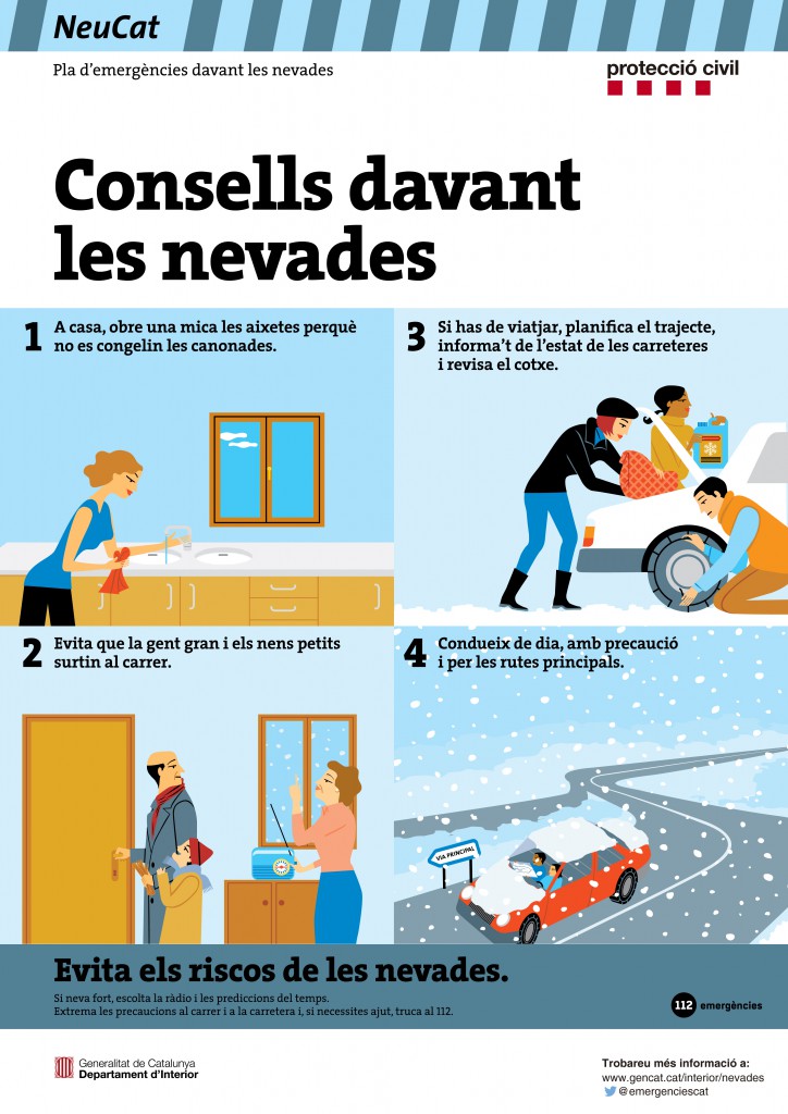 Consells davant les nevades (Protecció Civil)