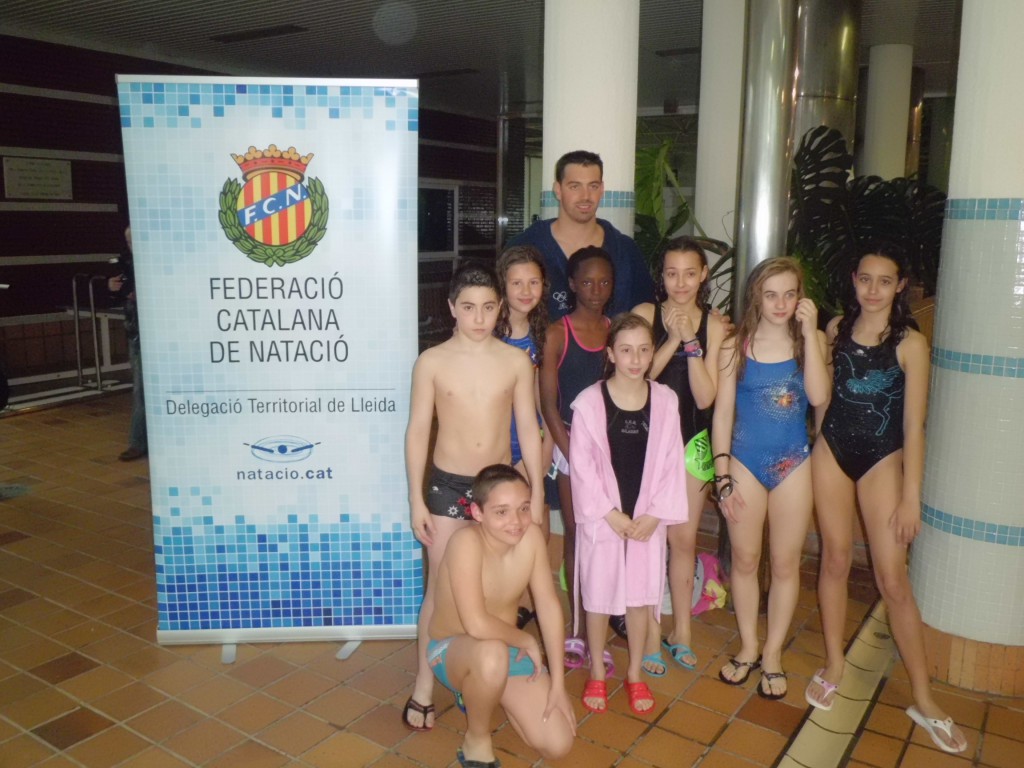 Nedadors participants al 2n Clínic Rafa Muñoz (Foto: CEN Balaguer)