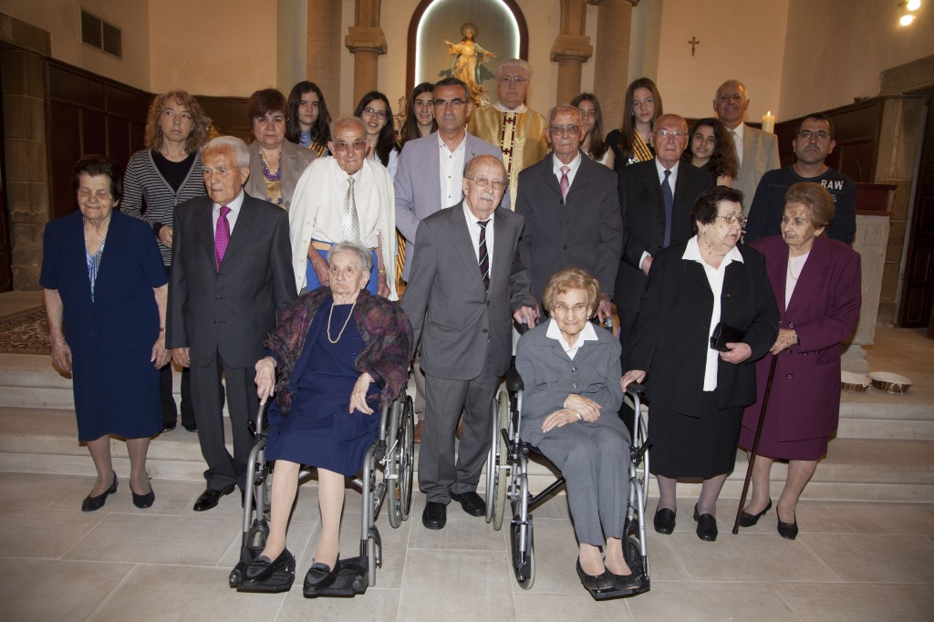 Homenatjats a la Festa de la Vellesa de Montgai (Foto: Laia Pedrós)