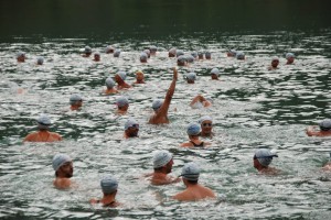 Travessia al pantà de Sant Llorenç (Foto: CEN Balaguer)