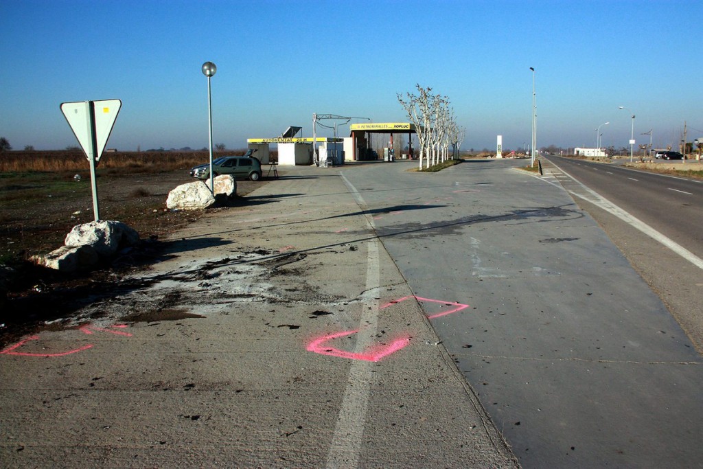 Fotografia del lloc de l'accident (Autor: ACN)