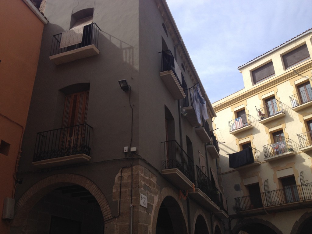 Casa afectada pel foc (Foto: Balaguer Televisió)