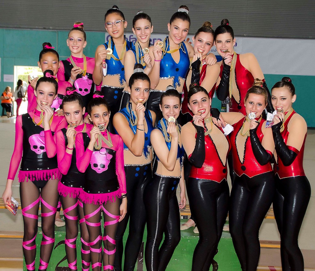 Gimnastes del Club Rítmica Balaguer (Autor: Aj. Balaguer)
