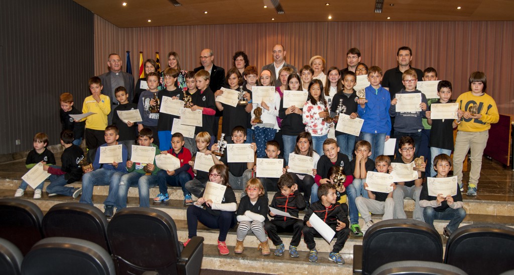 Lliurament de Trofeus (Foto: Club Escacs Balaguer)
