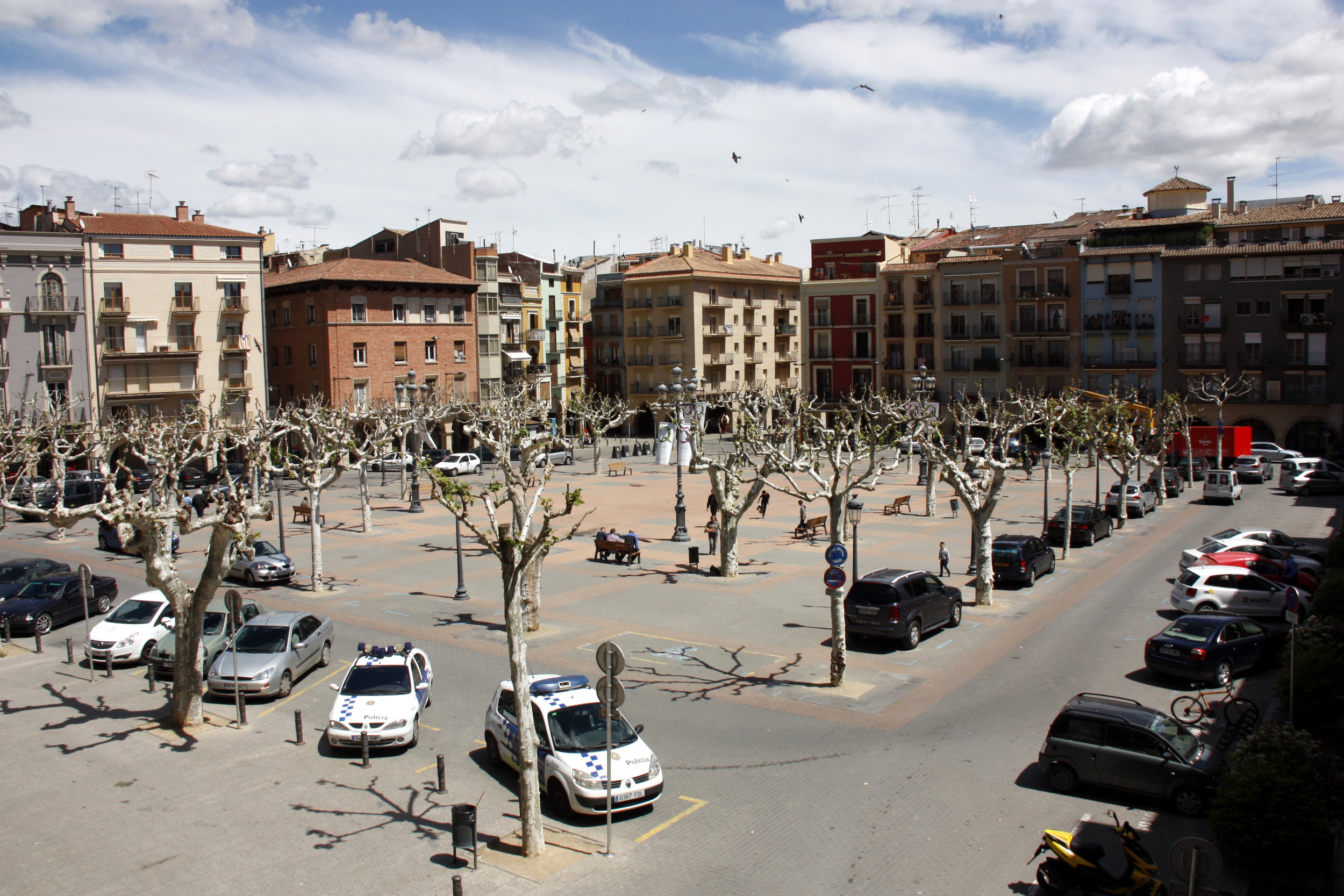 plaça porticada