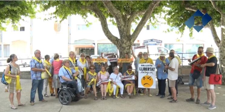 El Col·lectiu Llibertat continua amb les seves accions reivindicatives