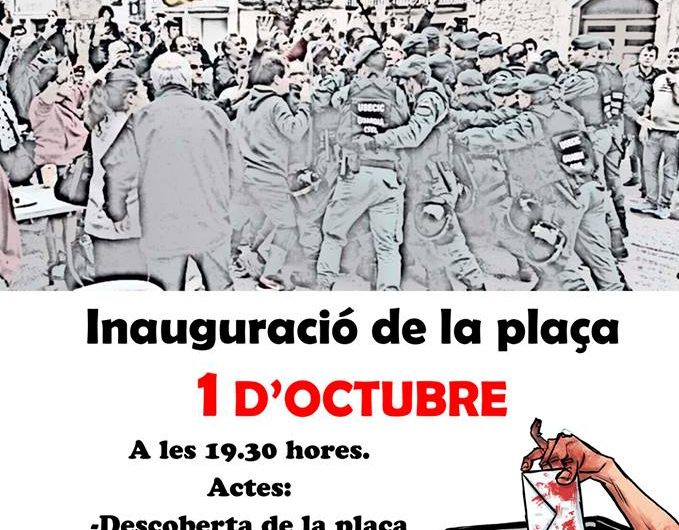 Bellcaire d’Urgell inaugura la plaça 1 d’Octubre el proper dilluns