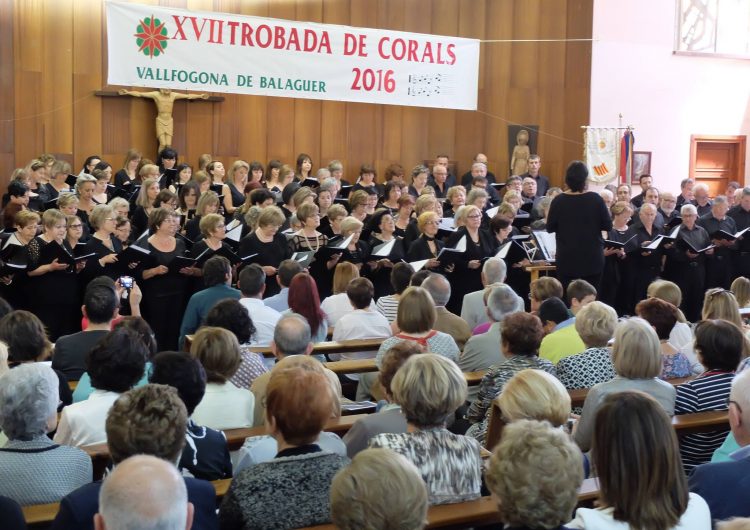 Més de 150 cantaires a la Trobada de Corals de Vallfogona de Balaguer