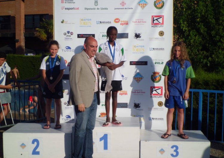 Una medalla d’or i cinc finalistes del CEN Balaguer al Campionat de Catalunya Benjamí de Natació