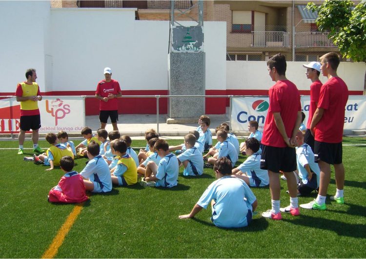 Comença el III Campus de Futbol de Miki Massana i Roger Giribet a Artesa de Segre
