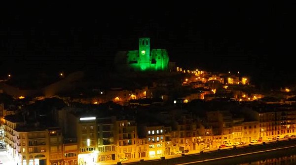 Balaguer es tenyeix de verd en el Dia Mundial del Càncer