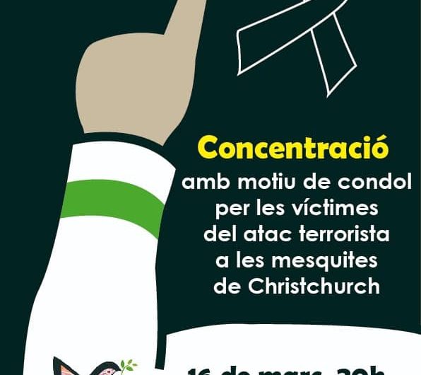 Chabab al Amal convoca una concentració de rebuig a l’atemptat terrorista contra dues mesquites a Nova Zelanda