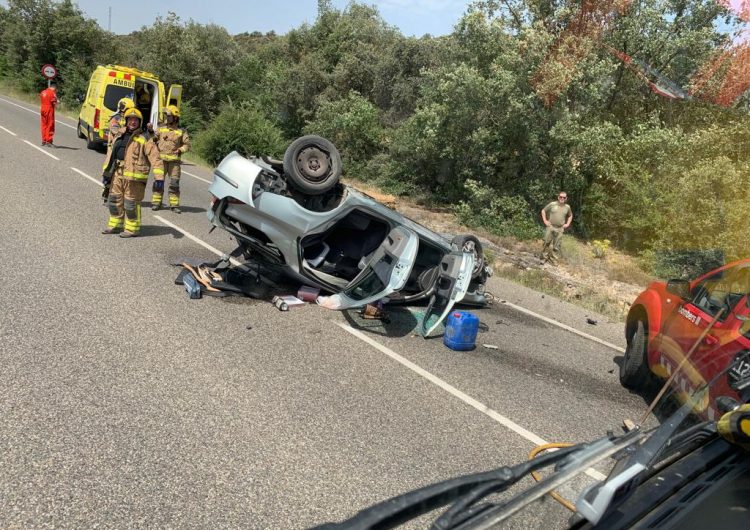 Dos ferits en un accident a la c-26 entre Cubells i Artesa de Segre