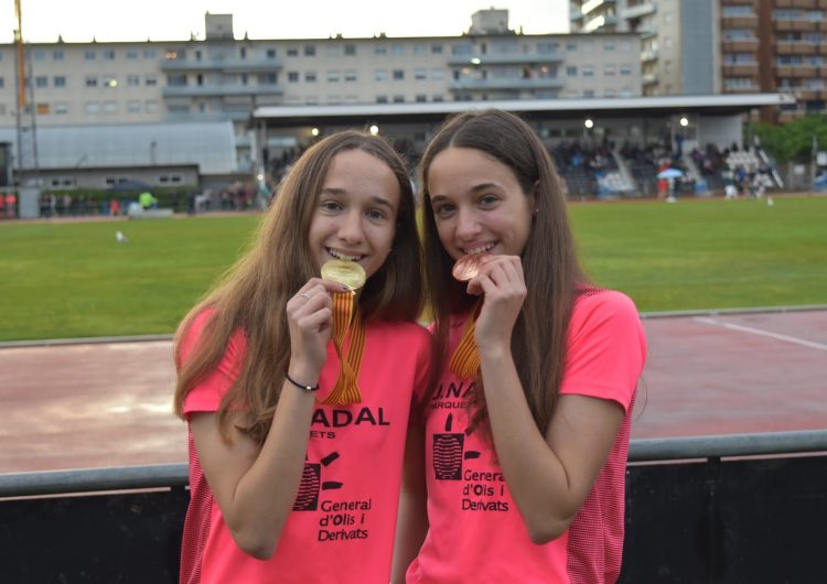 Aida i Andrea Alemany pugen al podi del Campionat de Catalunya sub18