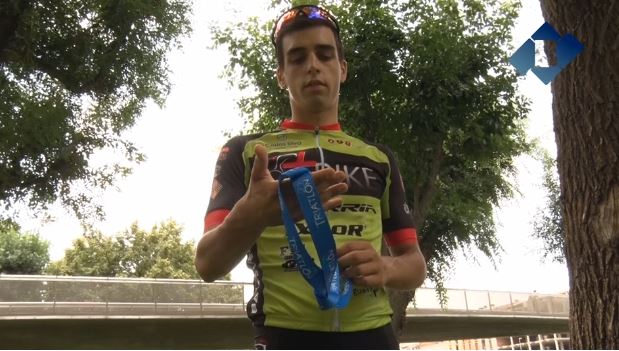 Aleix Sierra tanca a primera part de la temporada com campió d’Espanya sub23 de duatló cros