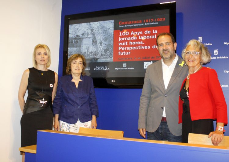 Camarasa acollirà la trobada ‘100 anys de la jornada laboral de vuit hores. Perspectives de futur’