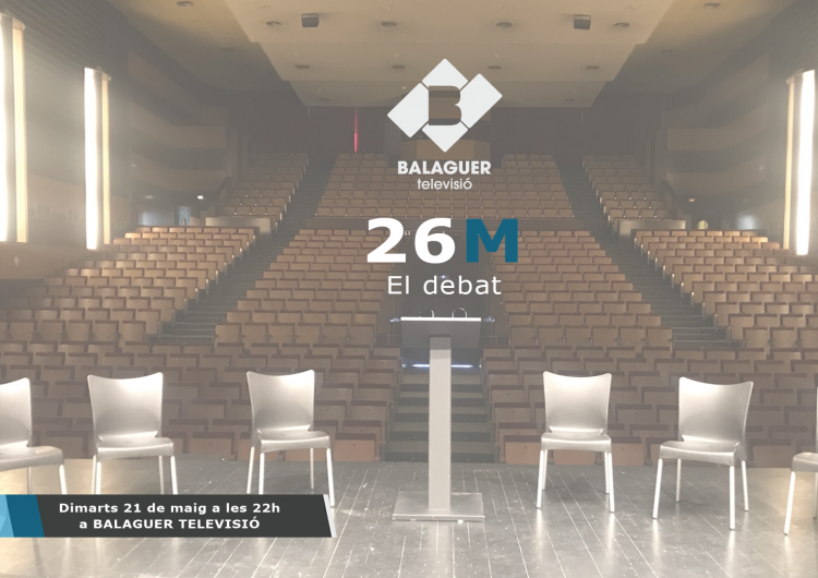 El debat de candidats de Balaguer Televisió, avui a les 22h