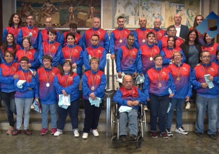 Recepció al Club Esportiu l’Estel després del seu gran paper als Jocs Special Olympics