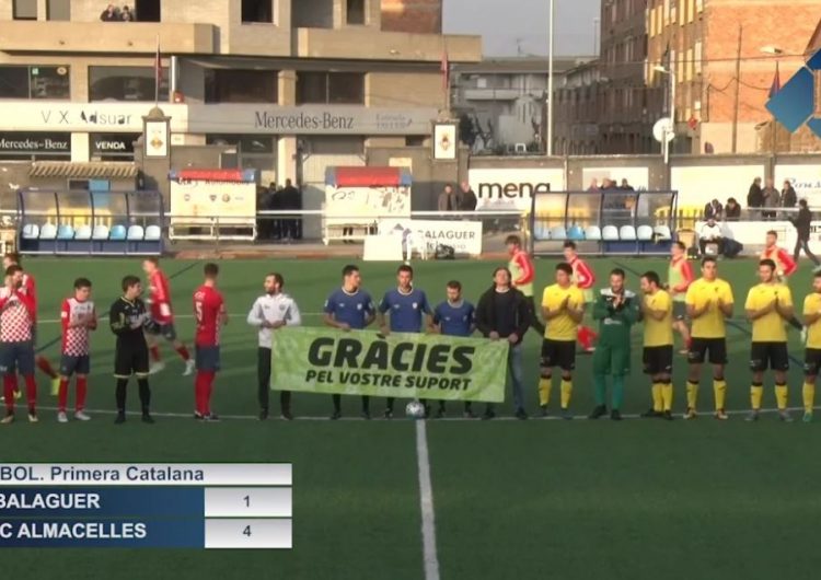 El CF Balaguer s’enfonsa una mica més després de caure golejat contra l’EFAC Almacelles