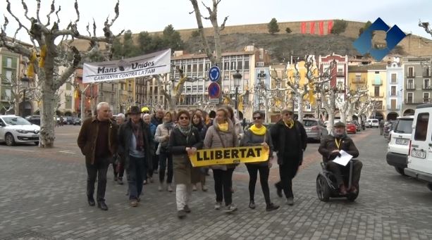 Tercera acció reivindicativa del Col·lectiu Llibertat de Balaguer