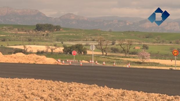 Inicien les tasques de pavimentació de la nova variant nord-oest de Balaguer