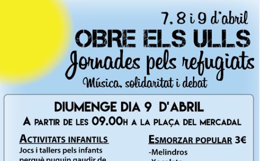 Un grup de joves impulsa una jornada en defensa dels refugiats a Balaguer