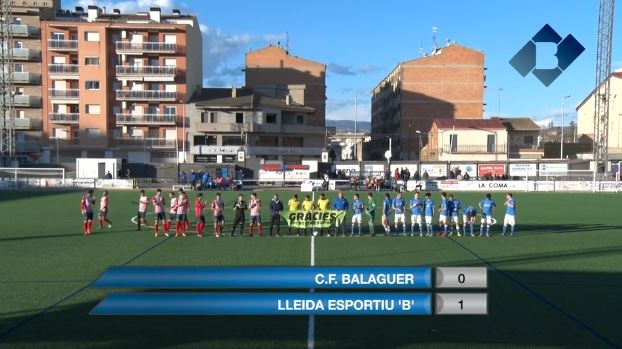 Dura derrota del Balaguer davant del Lleida ‘B’ en un partit molt igualat