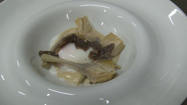 Toc de Xef 161: Carxofa amb ou ‘potxé’ del Restaurant Cal Xirricló