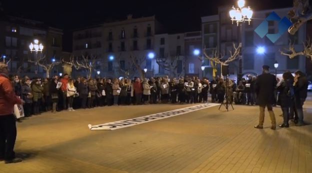 Desenes de balaguerins demanen llibertat per Junqueras, Forn, Sànchez i Cuixart