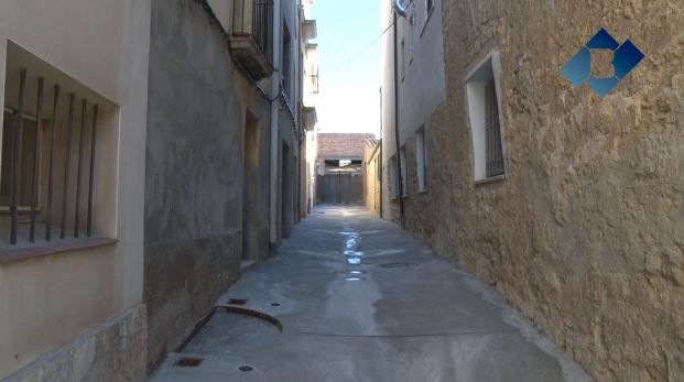 Apareixen una sitja i un trull a Montgai mentre es rehabilita un carrer