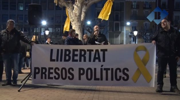 Concentració a Balaguer convocada per Taula per la Democràcia