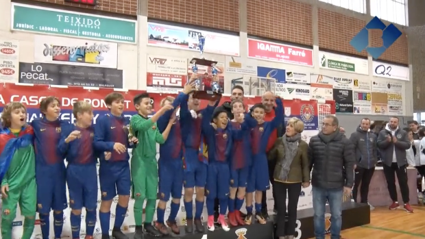 El F.C.Barcelona guanya la Copa Ciutat de Balaguer, 1r Memorial Yerai Darias