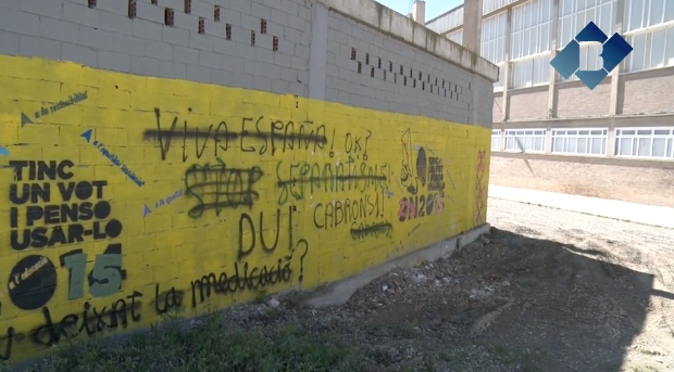 El CDR Balaguer pintarà un mural  per reivindicar el nom “Pavelló 1 d’octubre” pel poliesportiu