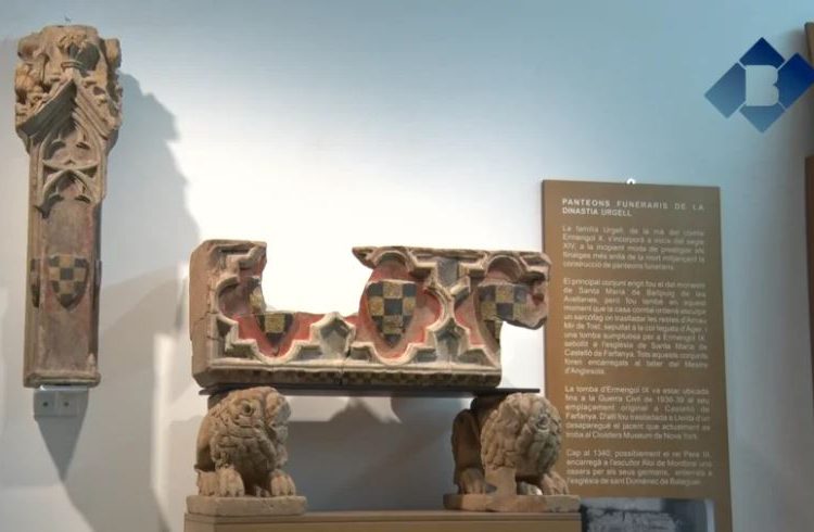 El Museu de la Noguera incorpora el sepulcre d’Ermengol IX a l’exposició permanent