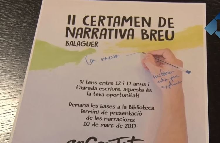 La Biblioteca de Balaguer organitza el segon concurs de narrativa breu per l’Encontats