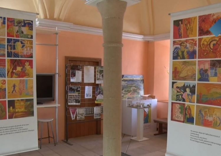 Antologia de Carles Estrada a la Sala Capitular del Monestir de les Avellanes