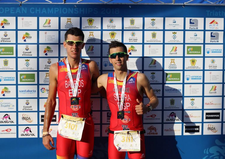 Aleix Sierra i Raul Barrios, campions d’Europa de duatló cross