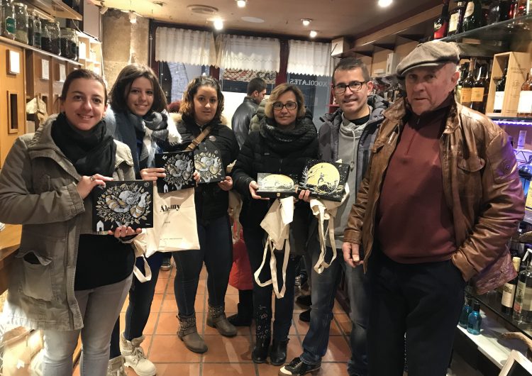 Entrega de les caixes d’art i torró de col·lecció de Torrons i mel Alemany