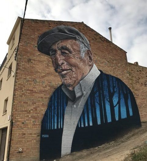 Mor el “Tato”, protagonista d’un popular mural de Penelles