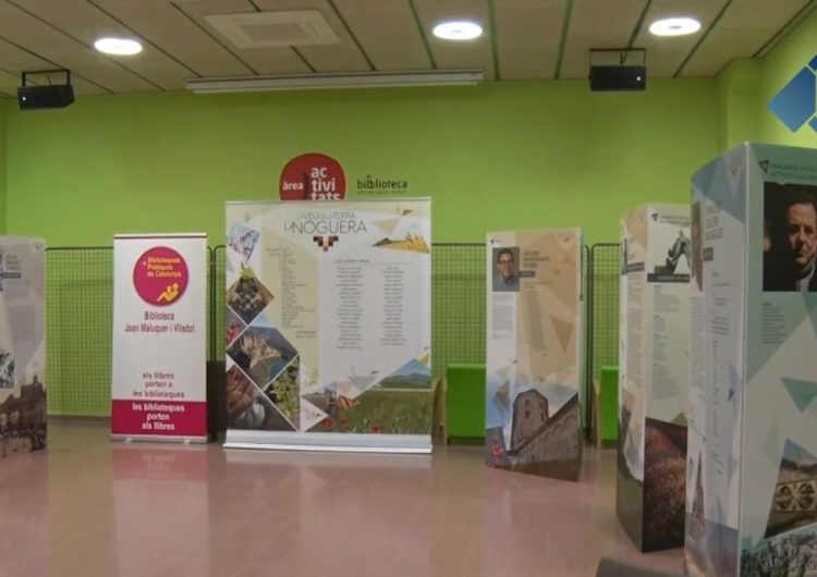 La biblioteca Joan Maluquer i Viladot acull la mostra “La veu de la Terra. La Noguera”