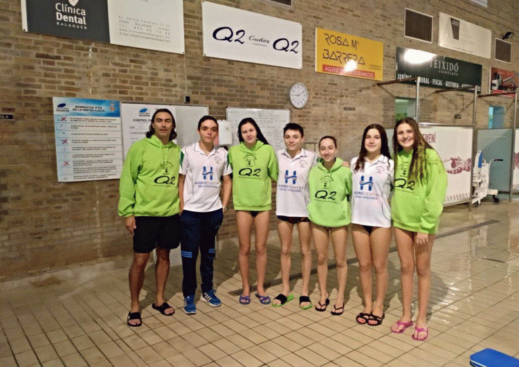 Sis nedadors del CEN Balaguer al Campionat de Catalunya de Natació Infantil d’hivern