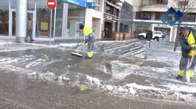 Balaguer es prepara per una possible nevada
