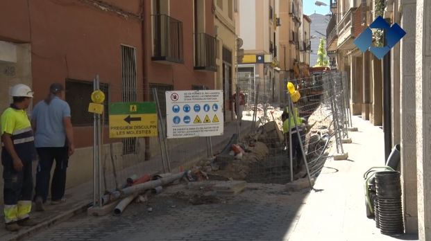 L’Ajuntament preveu finalitzar les obres del C/ Barri Nou en tres mesos