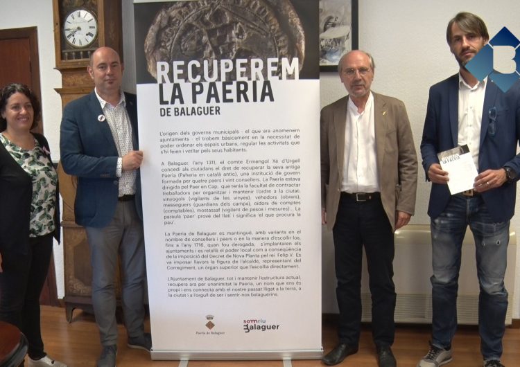 Balaguer recupera l’antic nom de Paeria