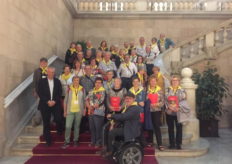 El Col·lectiu Llibertat de Balaguer visita el Parlament de Catalunya