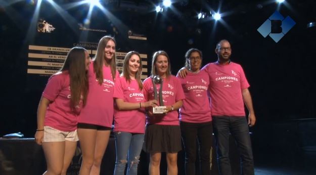 El sènior femení del C.B. Balaguer reconegut a la festa del bàsquet català