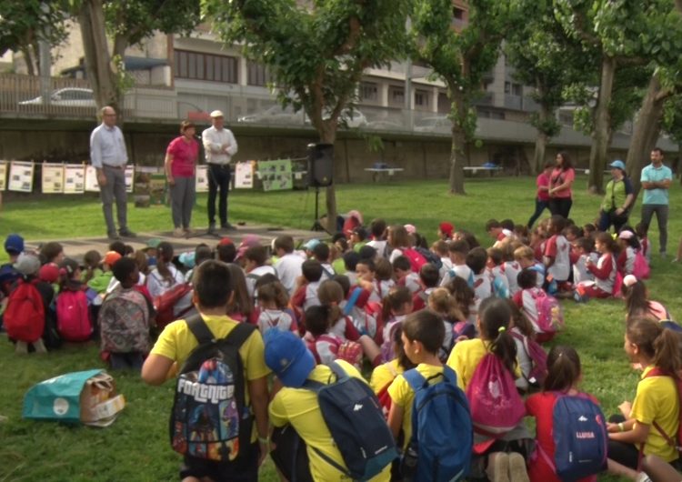 Els escolars de la comarca participen a la jornada de cloenda del refugi de llavors