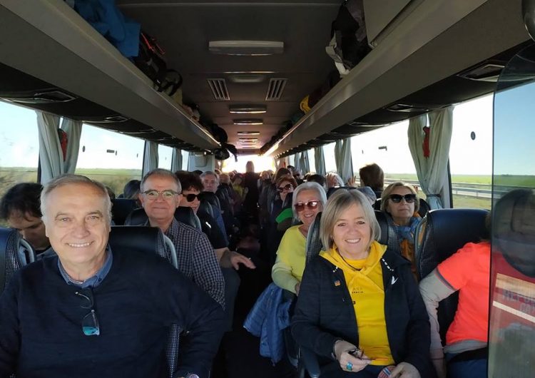 Dos autobusos de Balaguer surten rumb a Madrid