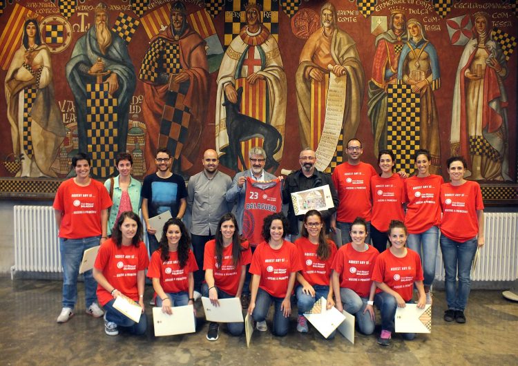 L’Ajuntament de Balaguer felicita les jugadores de l’equip sènior del Club Bàsquet Balaguer