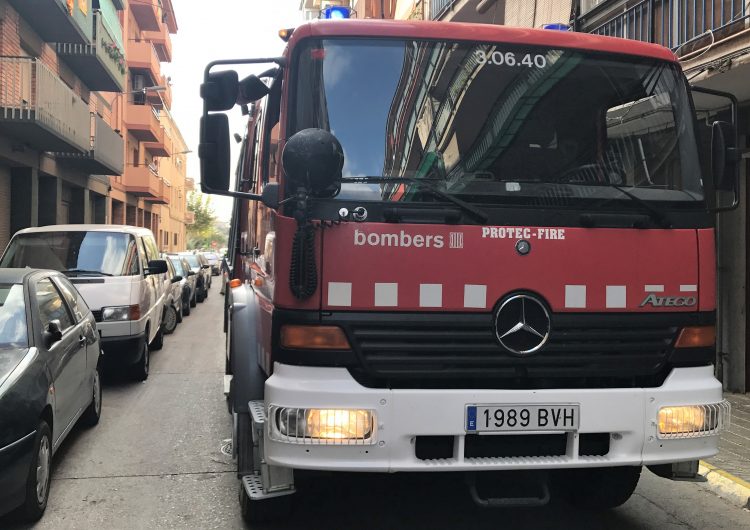 Dos ferits lleus en una deflagració de gas a Balaguer